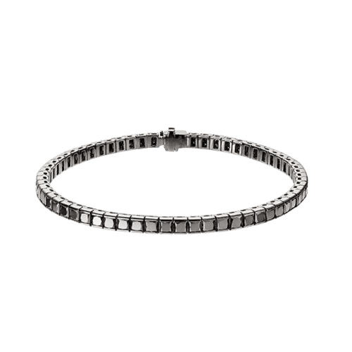 Pulsera de diamantes negros