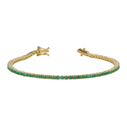 Pulsera de esmeraldas