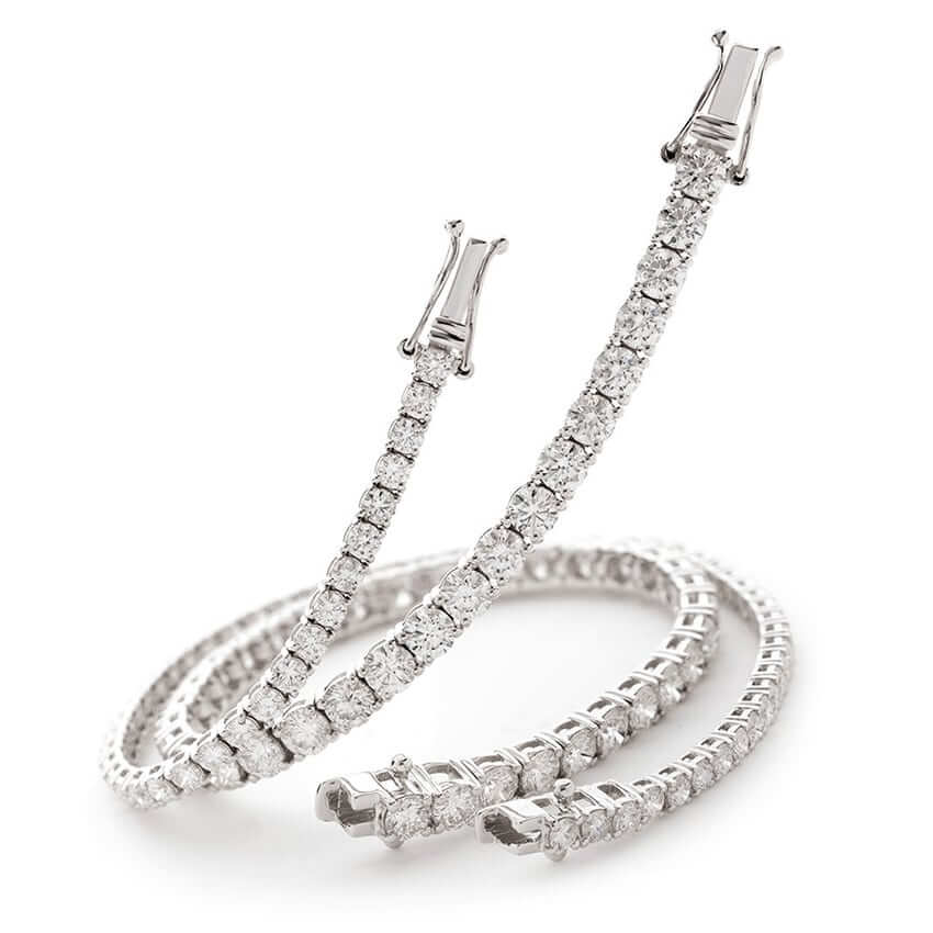 Pulsera tennis de diamantes